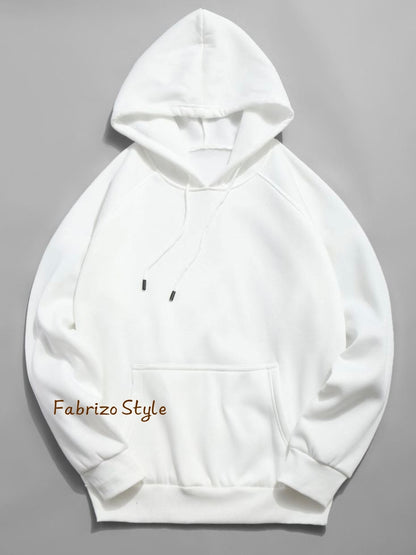 Classic White Pullover Hoodie – Minimalist Streetwear Essential
