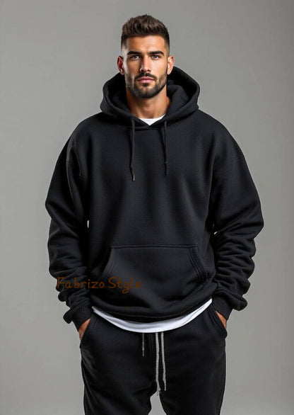 Classic Black Pullover Hoodie – Essential Streetwear Edition