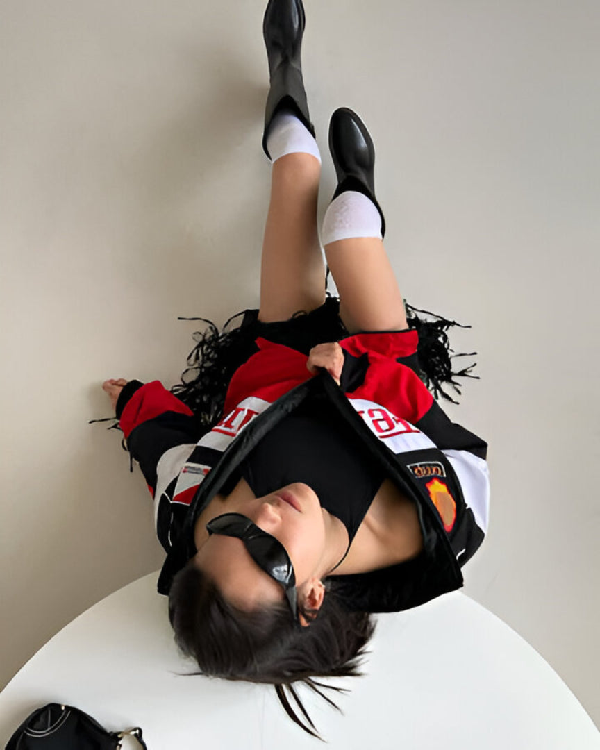 Red Ferrari F1 Racing Jacket