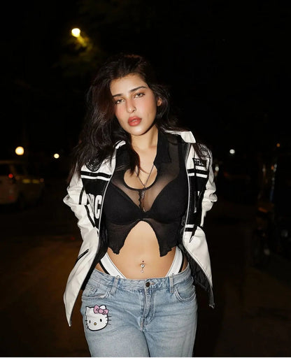 Mercedes White Racing Leather Jacket – Classic F1 Motorsport Edition