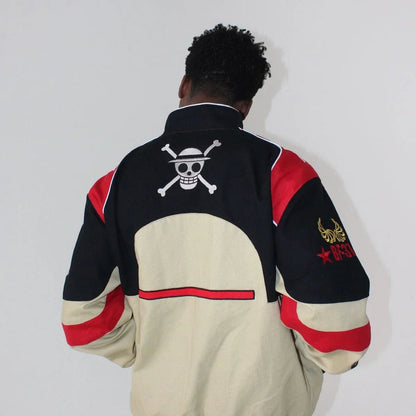 Straw Hat Pirates “Dead or Alive” One Piece Bomber Jacket