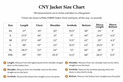 Black CNY Premium Streetwear Jacket
