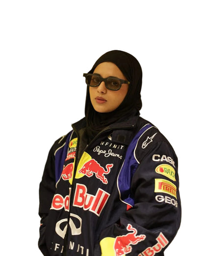 Red Bull Racing Embroidered Parachute Puffer Jacket