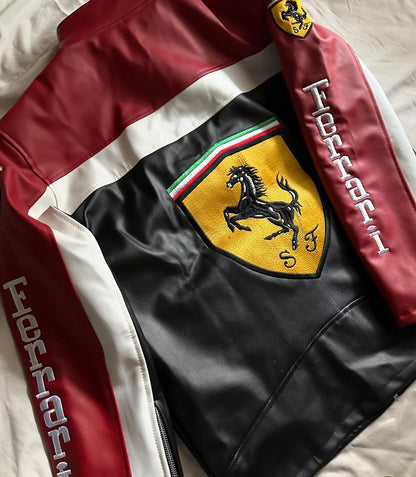 Ferrari F1 Leather Jacket – Wear Your Ferrari Passion